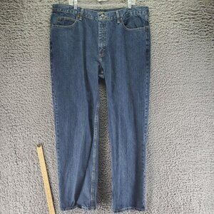 Lee Jeans Mens 40x32 Blue Relaxed Fit 100% Cotton Denim